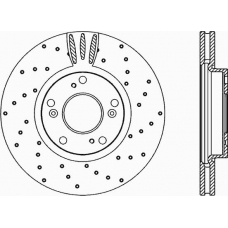 BDRS2226.25 OPEN PARTS Тормозной диск