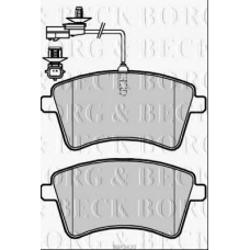 BBP2420 BORG & BECK Комплект тормозных колодок, дисковый тормоз