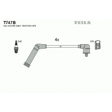 T747B TESLA Комплект проводов зажигания