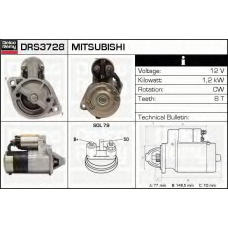 DRS3728 DELCO REMY Стартер