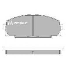 LVXL857 MOTAQUIP Комплект тормозных колодок, дисковый тормоз
