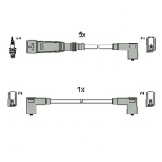 134810 HITACHI Комплект проводов зажигания