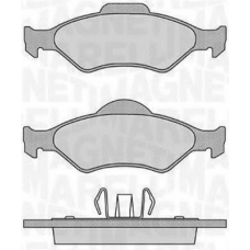 363916060251 MAGNETI MARELLI Комплект тормозных колодок, дисковый тормоз