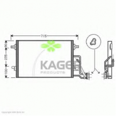 94-5404 KAGER Конденсатор, кондиционер