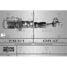 80017 Malo Тормозной шланг