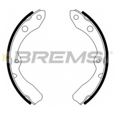 GF0668 BREMSI Комплект тормозных колодок