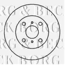 BBD4040 BORG & BECK Тормозной диск