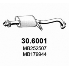 30.6001 ASSO Средний глушитель выхлопных газов