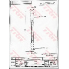 PHD1036 TRW Тормозной шланг