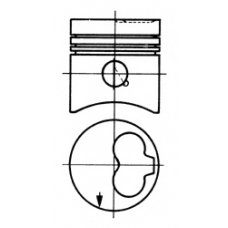 93260610 KOLBENSCHMIDT Поршень