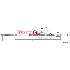 17.1096 METZGER Трос, стояночная тормозная система