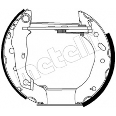 51-0192 METELLI Комплект тормозных колодок