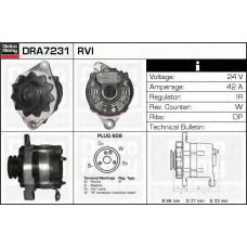 DRA7231 DELCO REMY Генератор