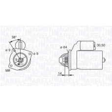 943221281010 MAGNETI MARELLI Стартер