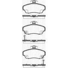 8110 17020 TRISCAN Комплект тормозных колодок, дисковый тормоз
