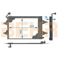 7401477 BEHR Condenser