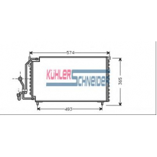 0720501 KUHLER SCHNEIDER Конденсатор, кондиционер