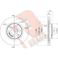 78RBD13108 R BRAKE Тормозной диск