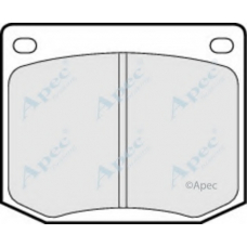 PAD595 APEC Комплект тормозных колодок, дисковый тормоз