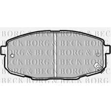 BBP1868 BORG & BECK Комплект тормозных колодок, дисковый тормоз