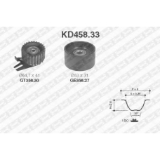 KD458.33 SNR Комплект ремня грм