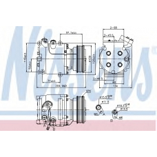 89233 NISSENS Компрессор, кондиционер