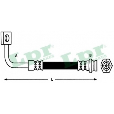 6T48229 LPR Тормозной шланг