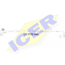 610550 E C ICER Сигнализатор, износ тормозных колодок
