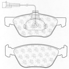 BP1234 QUINTON HAZELL Комплект тормозных колодок, дисковый тормоз