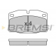 BP2487 BREMSI Комплект тормозных колодок, дисковый тормоз