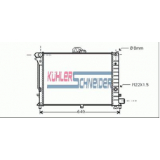 2001401 KUHLER SCHNEIDER Радиатор, охлаждение двигател