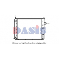 160550N AKS DASIS Радиатор, охлаждение двигателя