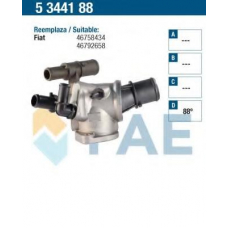 5344188 FAE Термостат, охлаждающая жидкость