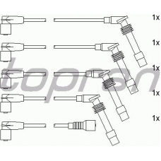 205 106 TOPRAN Комплект проводов зажигания