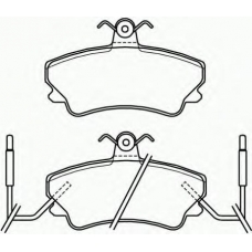 2023602 TEXTAR Комплект тормозных колодок, дисковый тормоз
