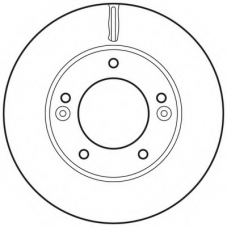 562772BC BENDIX Тормозной диск