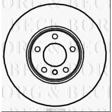 BBD5729S BORG & BECK Тормозной диск