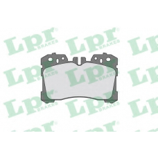 05P1848 LPR Комплект тормозных колодок, дисковый тормоз