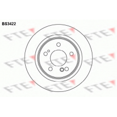 BS3422 FTE Тормозной диск