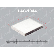 LAC-1944 LYNX Фильтр салонный
