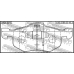 0501-EPF FEBEST Комплект тормозных колодок, дисковый тормоз