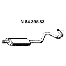 84.395.83 EBERSPACHER Глушитель выхлопных газов конечный