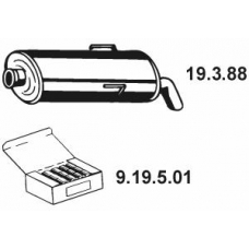 19.3.88 EBERSPACHER Глушитель выхлопных газов конечный