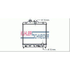 0102601 KUHLER SCHNEIDER Радиатор, охлаждение двигател