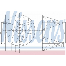 85249 NISSENS Вентилятор, охлаждение двигателя