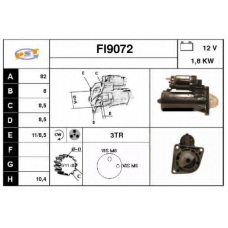 FI9072 SNRA Стартер