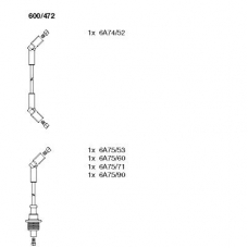 600/472 BREMI Комплект проводов зажигания