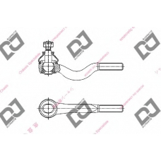 DE1349 DJ PARTS Наконечник поперечной рулевой тяги