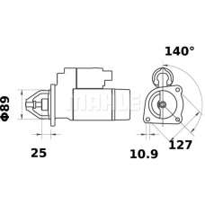 MS 223 MAHLE Стартер