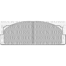 BBP1305 BORG & BECK Комплект тормозных колодок, дисковый тормоз